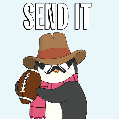 Send It Lets Go GIF by Pudgy Penguins