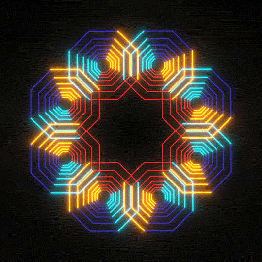 Neon Glow GIF by xponentialdesign