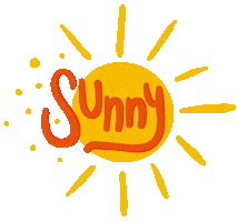 Sunny Day Sun Sticker