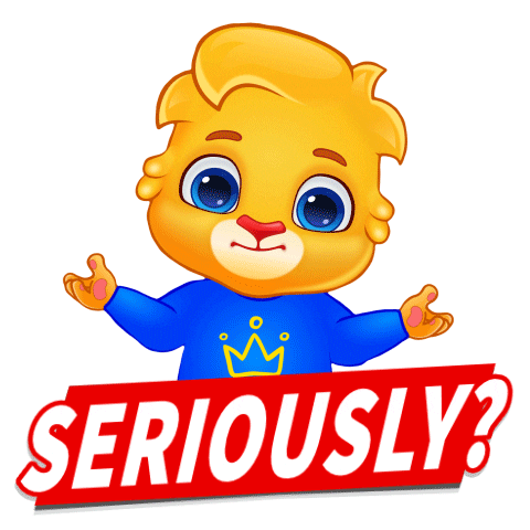 Not Funny What Sticker by Lucas and Friends by RV AppStudios