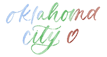 Oklahoma City Sticker by penandnib