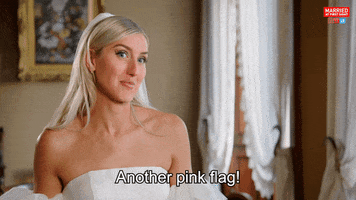 Red Flag Reaction GIF by Married At First Sight
