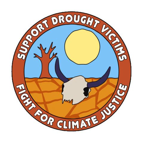 Blazing Climate Change Sticker by INTO ACTION