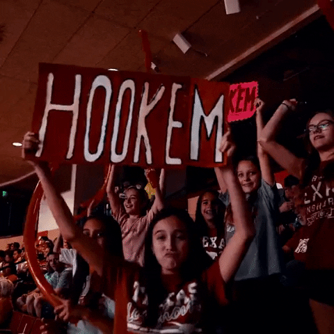 College Basketball Fans GIF by Texas Longhorns - Find & Share on GIPHY