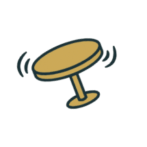 Sticker by Let's Shake the Table, Inc.
