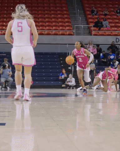 Basketball Pink GIF by Auburn Tigers