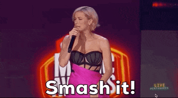 Ingrid Andress Smash It GIF by CMT Music Awards