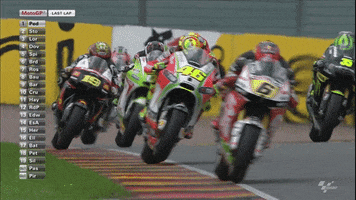 Drag Race Battle GIF by MotoGP