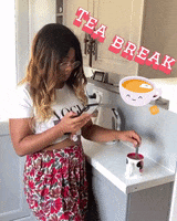 Tea Working From Home GIF by Sherilyn Carter