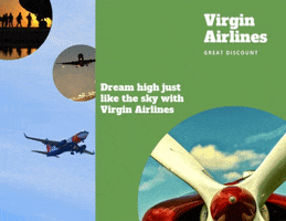 Virgin Airlines GIF
