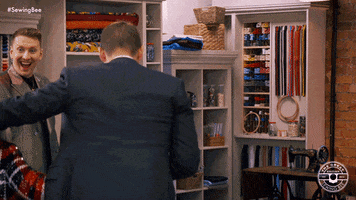 Sewing Bee Dancing GIF by The Great British Sewing Bee