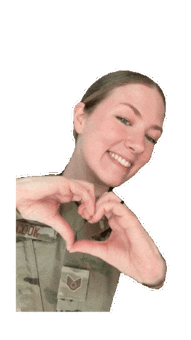 Air Force Love Sticker