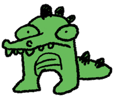 Stumpycroc Sticker