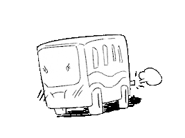 Road Trip Bus Sticker