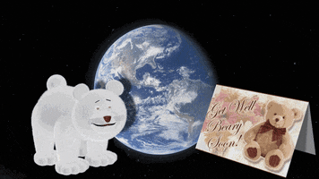 Teddy Bear Earth GIF by Arithmancy