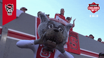 College Sports Wolfpack GIF by College Colors Day
