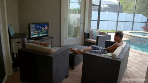 watching wrestling
