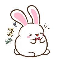 Laught Sticker by Bunny