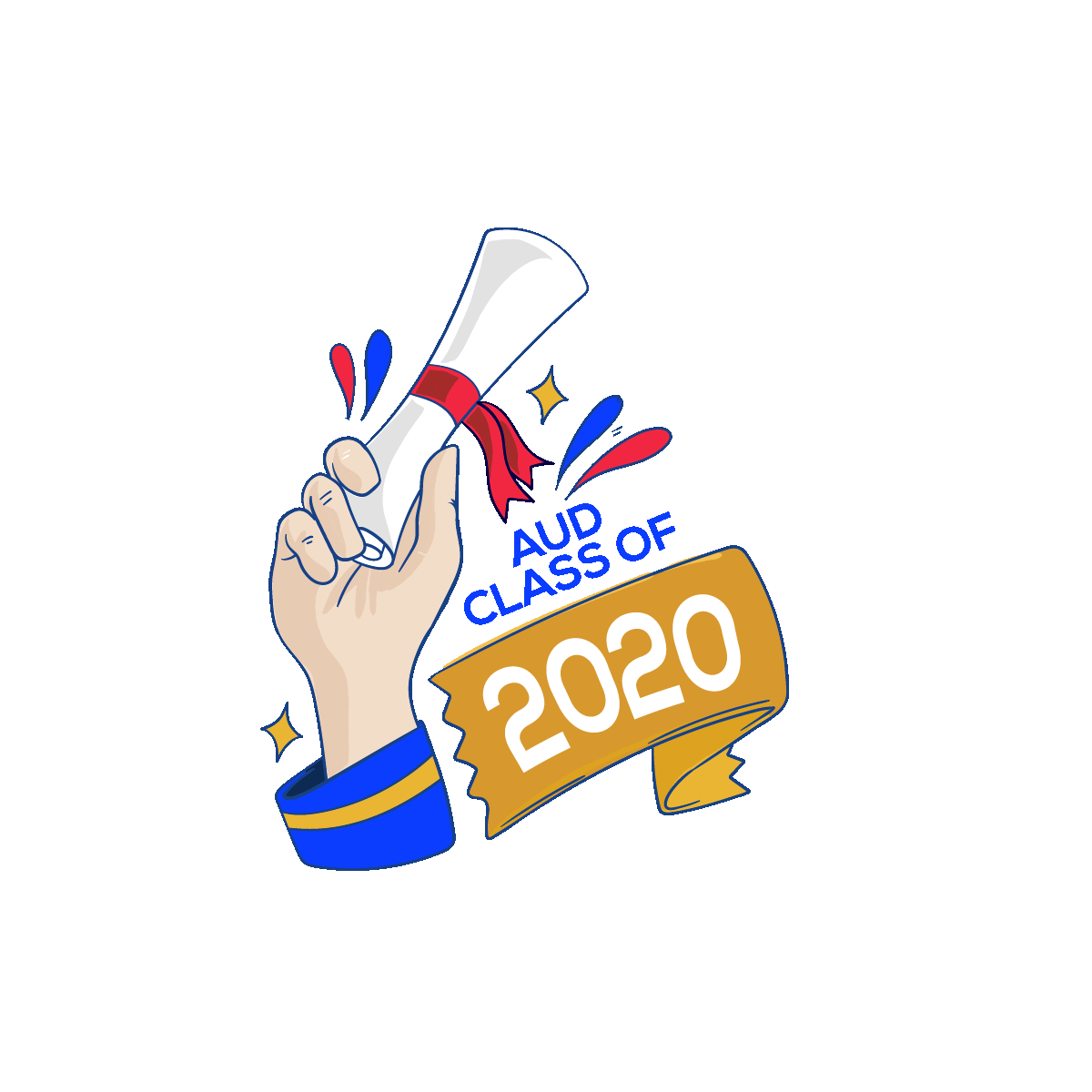 AUD Sticker