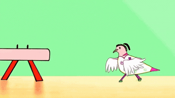 Sport Jumping GIF by Dovemania!