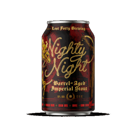 Nighty Night Zombie Sticker by Lost 40 Brewing