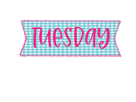 Tuesday Embroidery Sticker by Applique Market