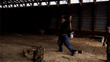 odb jay briscoe mark briscoe look at how mark just toddles over and picks up the axe