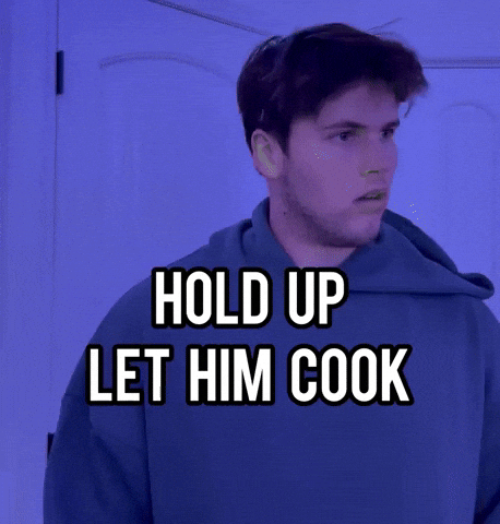 Hold Up Cooking GIF