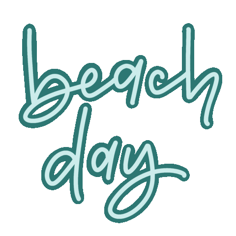 Beach Day Summer Sticker