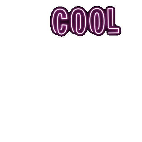 Cool Cool Cool Neon Sticker