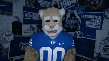 Cosmo Sweep GIF by BYU Cougars