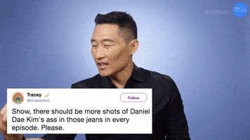 Daniel Dae Kim Thirst GIF by BuzzFeed
