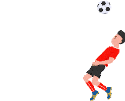 Happy Football Player Sticker