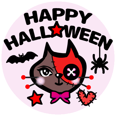 Cat Halloween Sticker