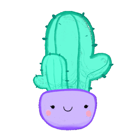 Cute Cactus Sticker