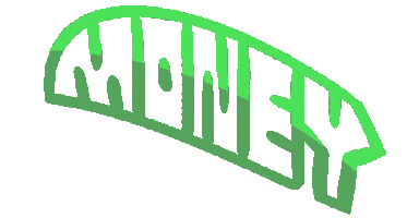 Money Cash Sticker