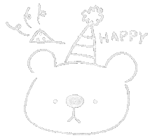 Happy Sticker