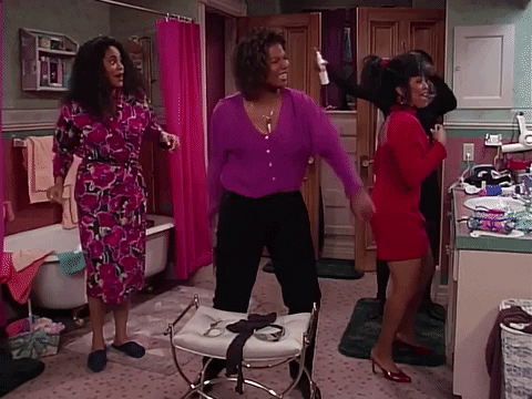Season 1 Happy Dance GIF by Living Single - Find & Share on GIPHY
