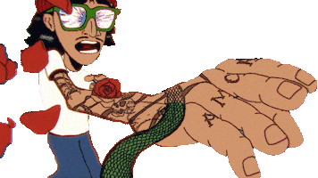 Tripping Acid Trip Sticker by Cuco