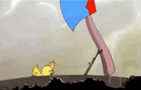 Tom & Jerry Duckling chops own head off