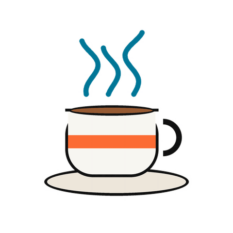 Good Morning Steam Sticker by Sorso of Coffee