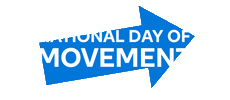 Dayofmovement Sticker by MovementForHealth