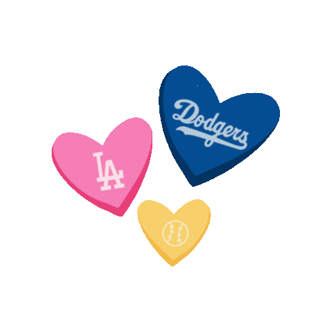 Los Angeles Dodgers Love Sticker