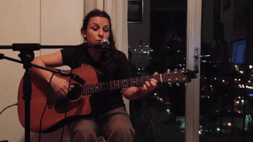 luisfalejos indie acoustic claudia armas GIF