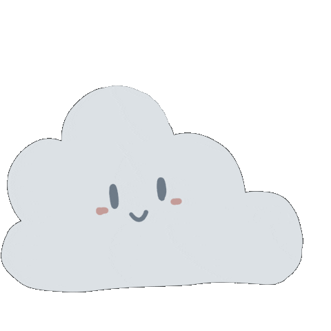 Sunny Day Cute Cloud Sticker for iOS & Android | GIPHY