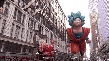 Dragon Ball Z GIF by The 95th Macy’s Thanksgiving Day Parade