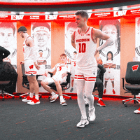 Badgers Basketball Dancing GIF by Wisconsin Badgers