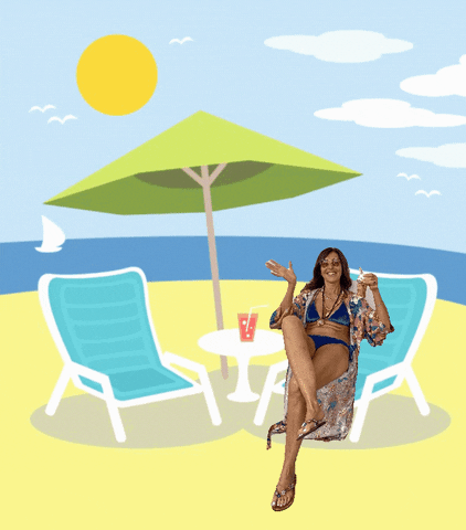 Relax Vacation GIF by Maison Cherie
