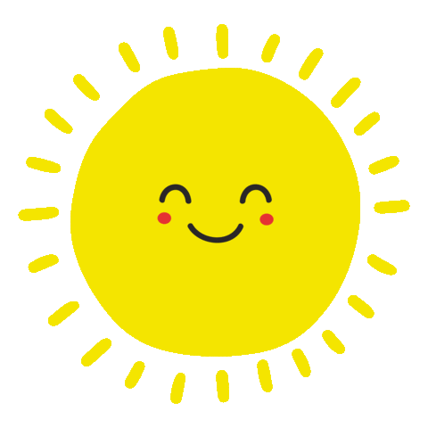 Happy Sun Sticker by Lespetitesbilles