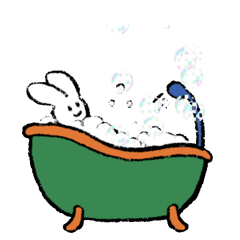 Rabbit Bubble Sticker